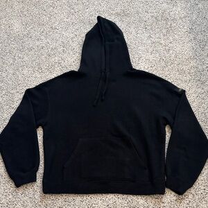 Alo triumph restore hoodie, size medium, black.